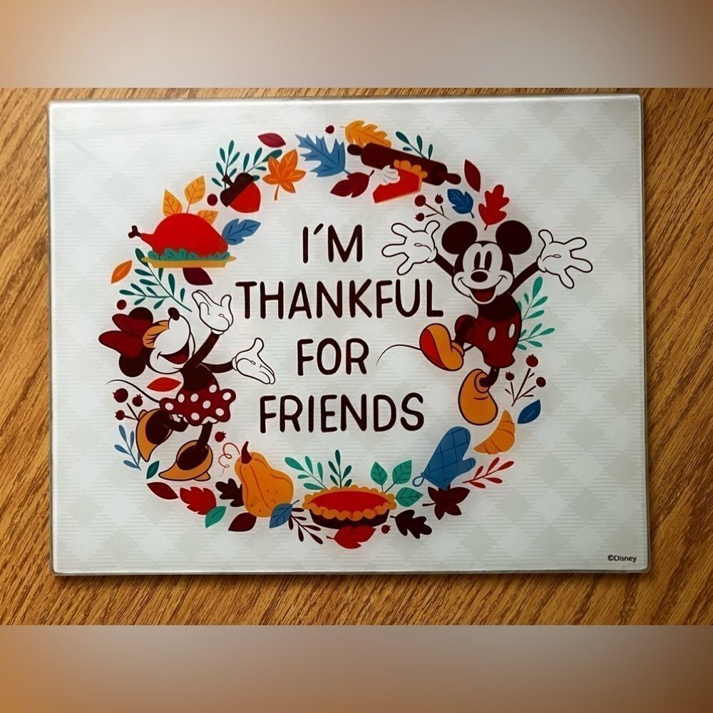 Disney  Quoted Glass Cutting Board Home Decor